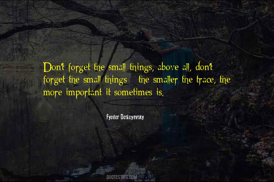 Quotes About All The Small Things #600993 Quotes About All The Small Things #600993