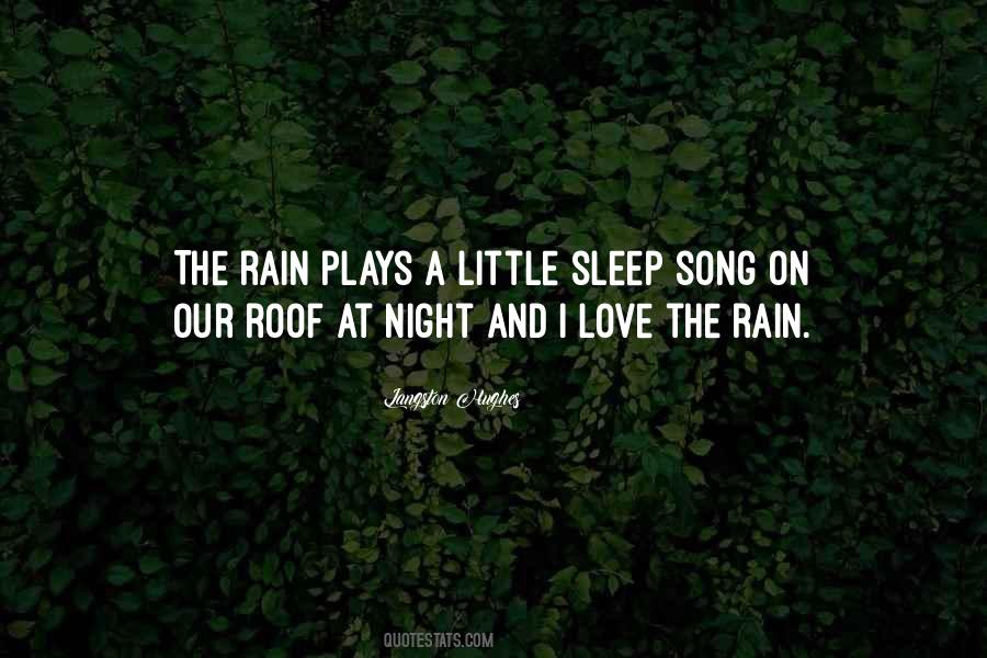 Rain At Night Quotes #1838975