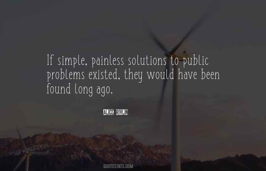 Quotes About Simple Solutions #504598