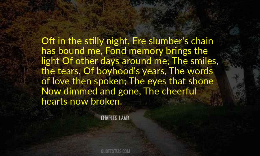 Quotes About Fond Memories #1078936