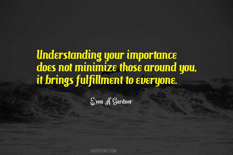 Quotes About Understanding Self #109529