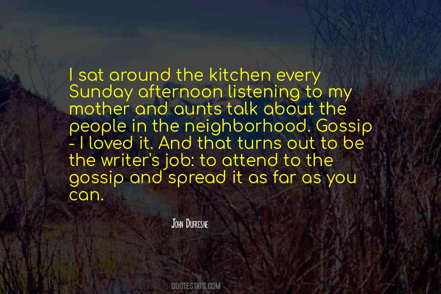 Quotes About Sunday Afternoon #92675