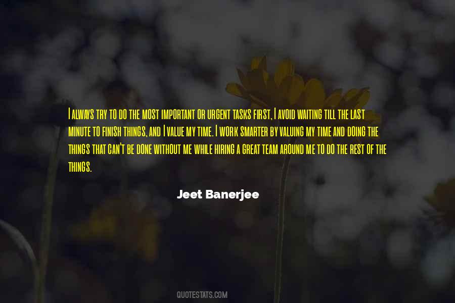 Quotes About Urgent And Important #1455861