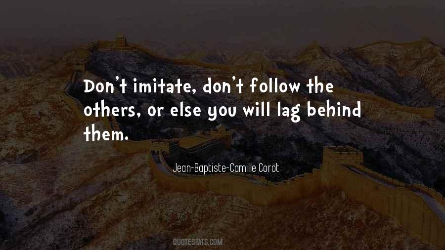 Quotes About Imitate Others #235281