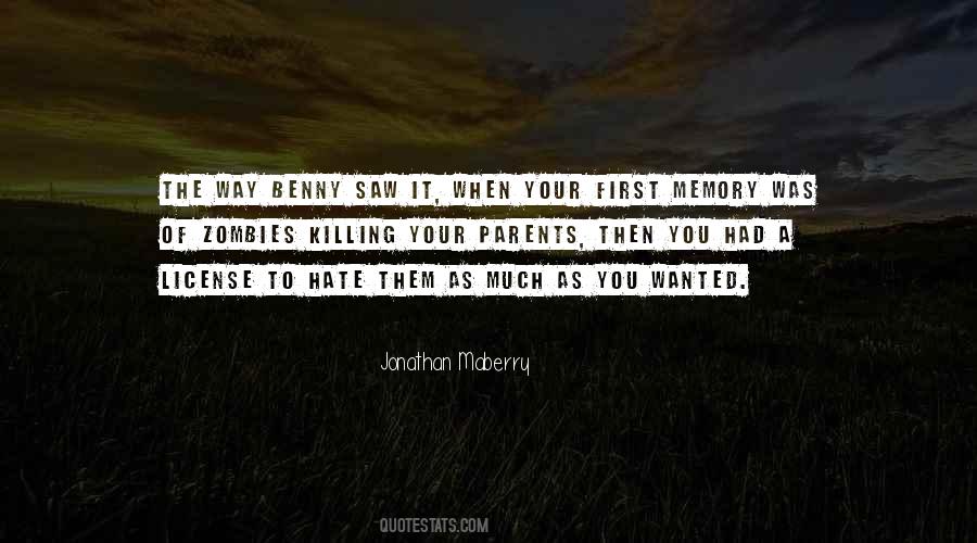 First Memory Quotes #1469283