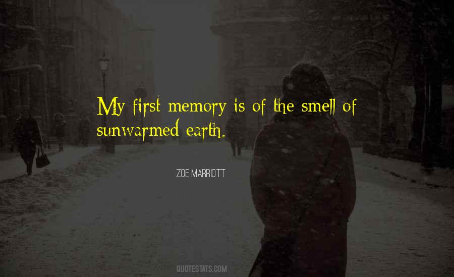 First Memory Quotes #1542428