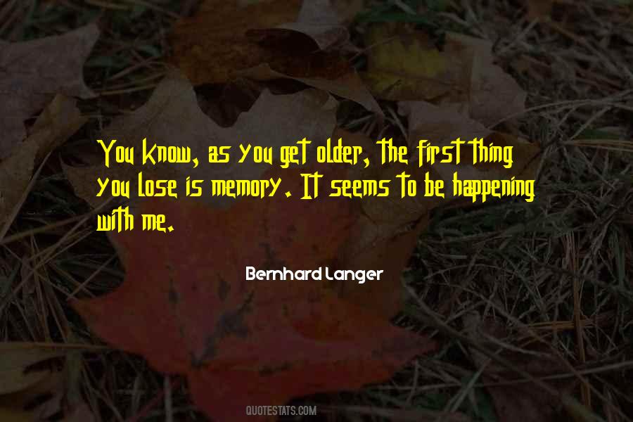 First Memory Quotes #252704