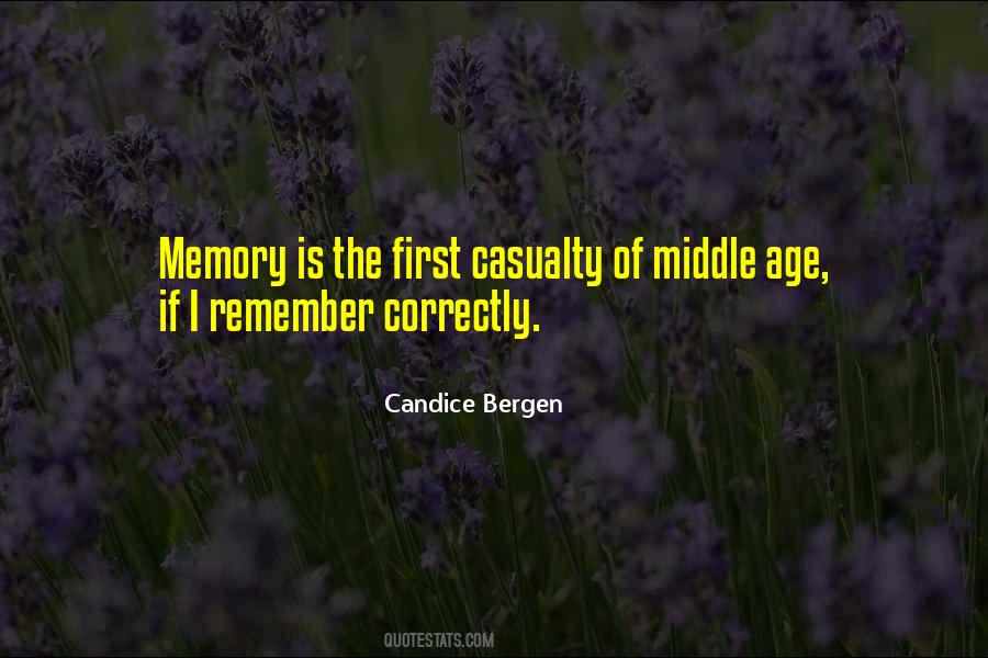 First Memory Quotes #635366