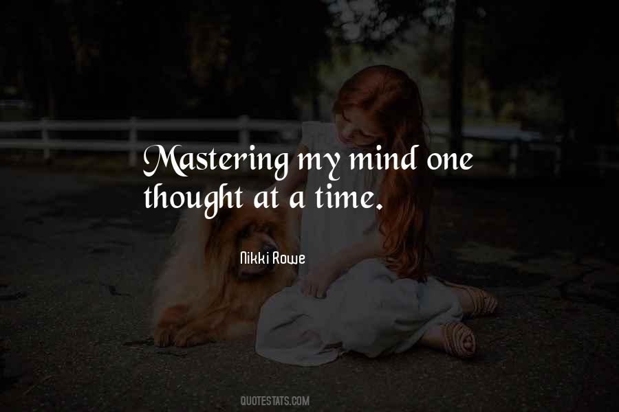 Quotes About Mastering Your Mind #552749
