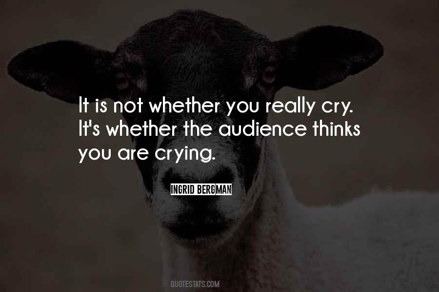 Quotes About Crying #1702061