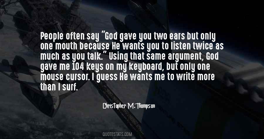 Quotes About God Gave Me You #1485618