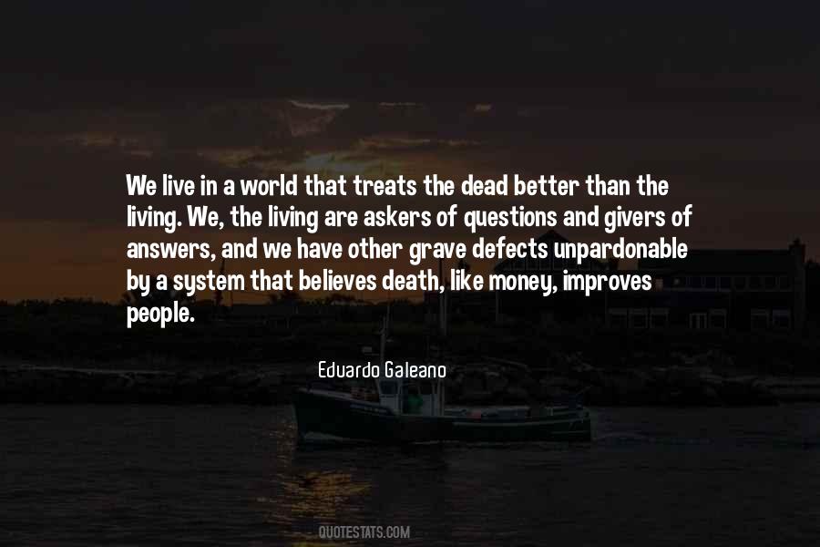 Quotes About Living And Death #128901