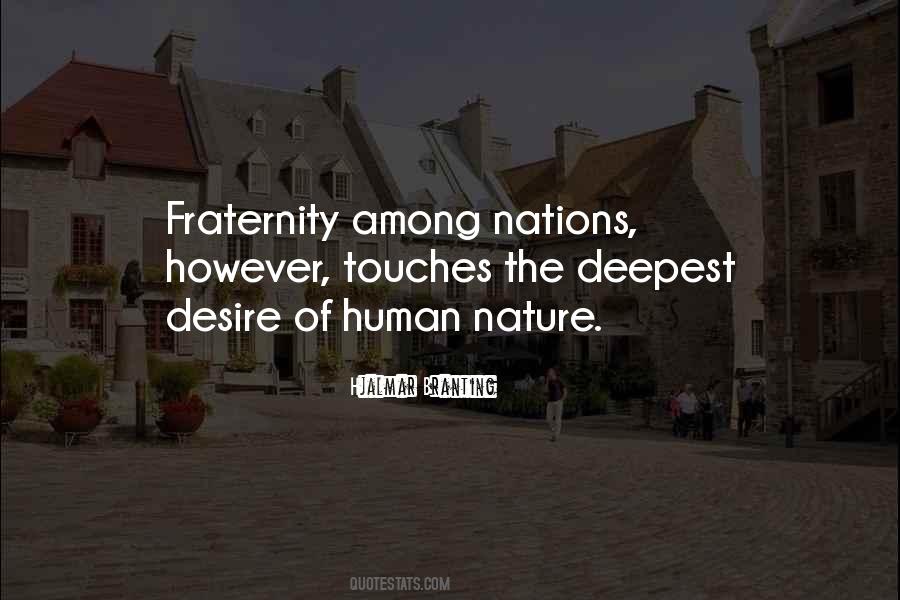 Quotes About Fraternity #524758