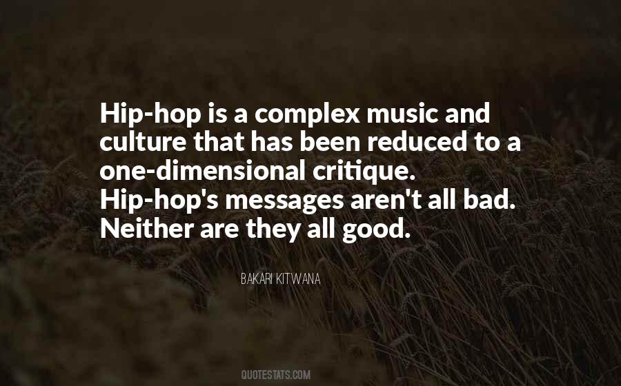 Quotes About Hip Hop Culture #939573