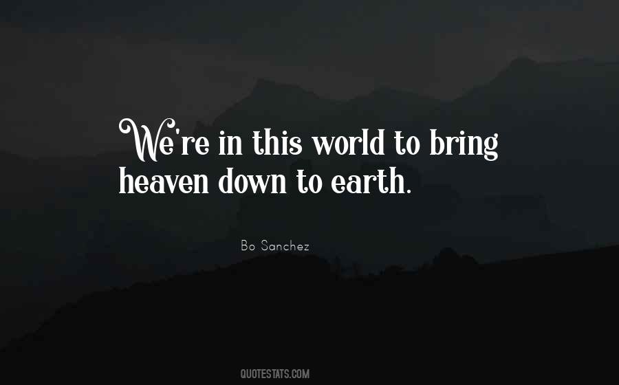 Earth Heaven Quotes #12156