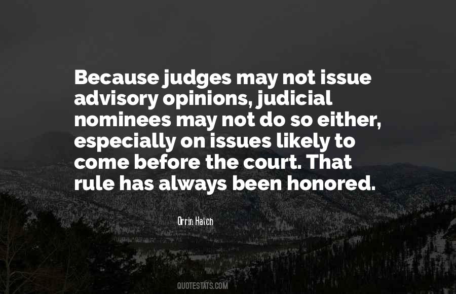 Quotes About Court Judges #1828809