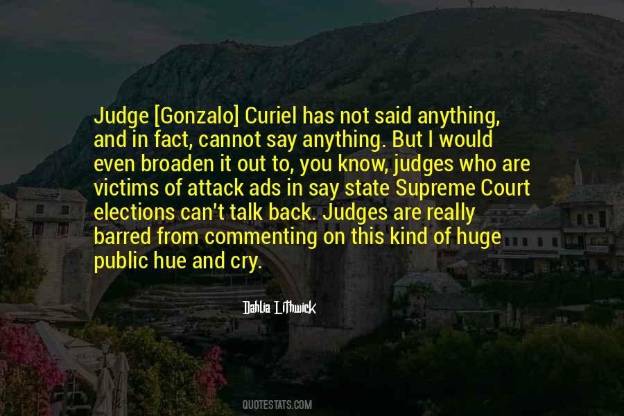 Quotes About Court Judges #391578
