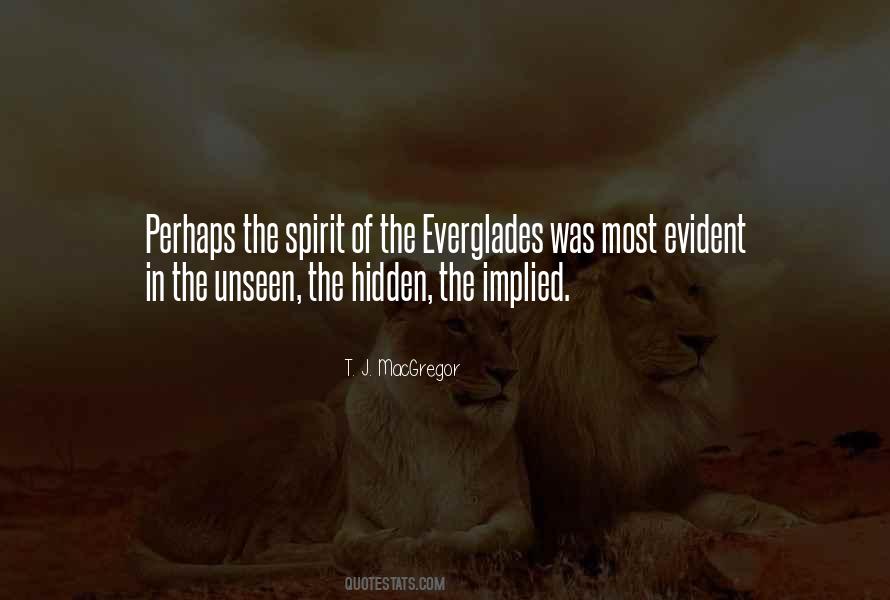 Quotes About The Hidden #1759415