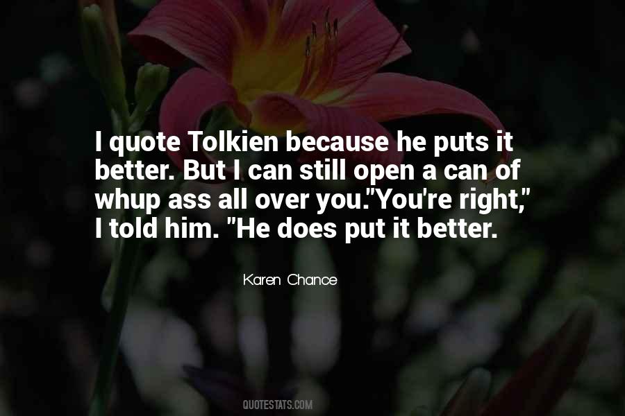 Quotes About Tolkien #878772