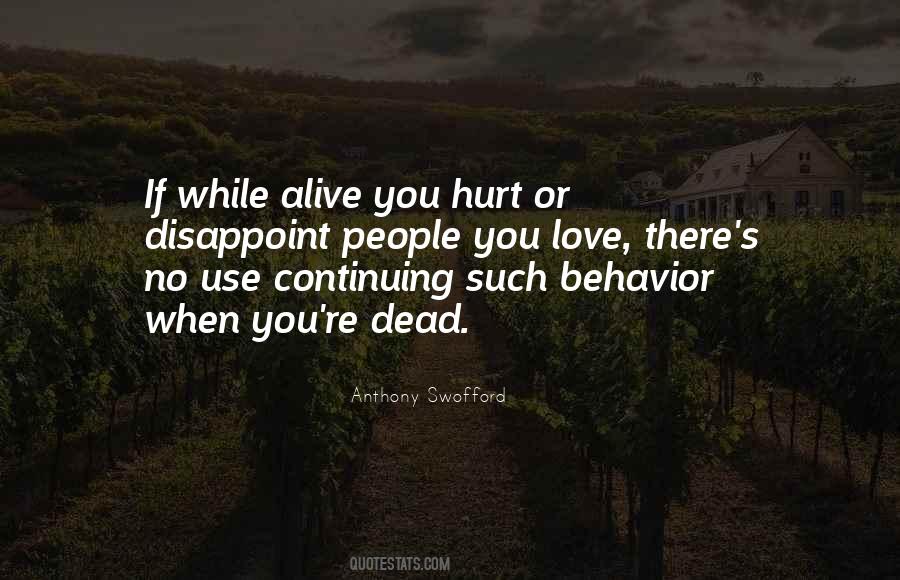 Quotes About Disappointment And Hurt #856395