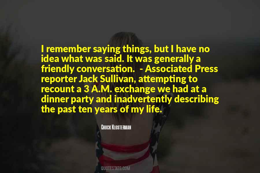 Quotes About The Past Years #63208 Quotes About The Past Years #63208