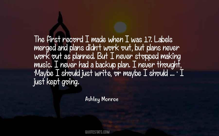 Quotes About Having A Backup Plan #1702114