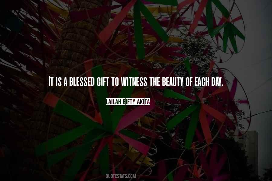 Quotes About A Blessed Day #1327188