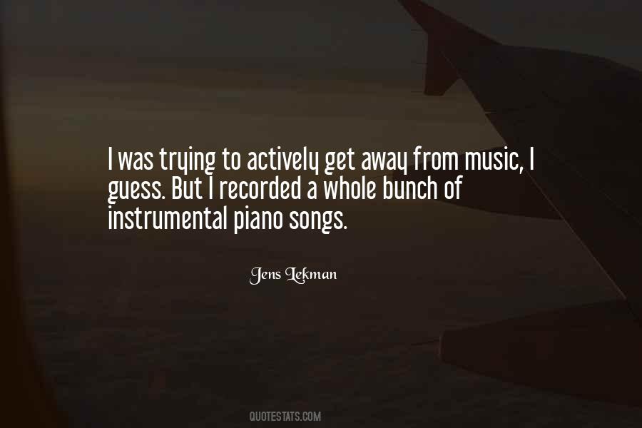 Music Piano Quotes #693187