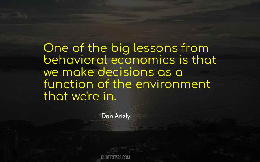 Quotes About Behavioral Economics #732745