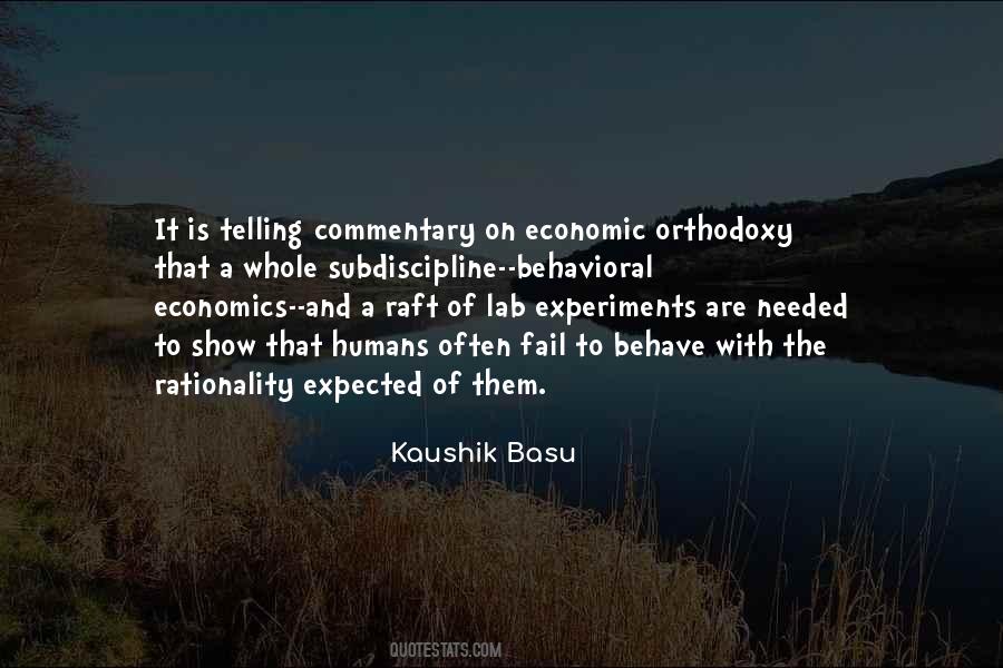 Quotes About Behavioral Economics #932784