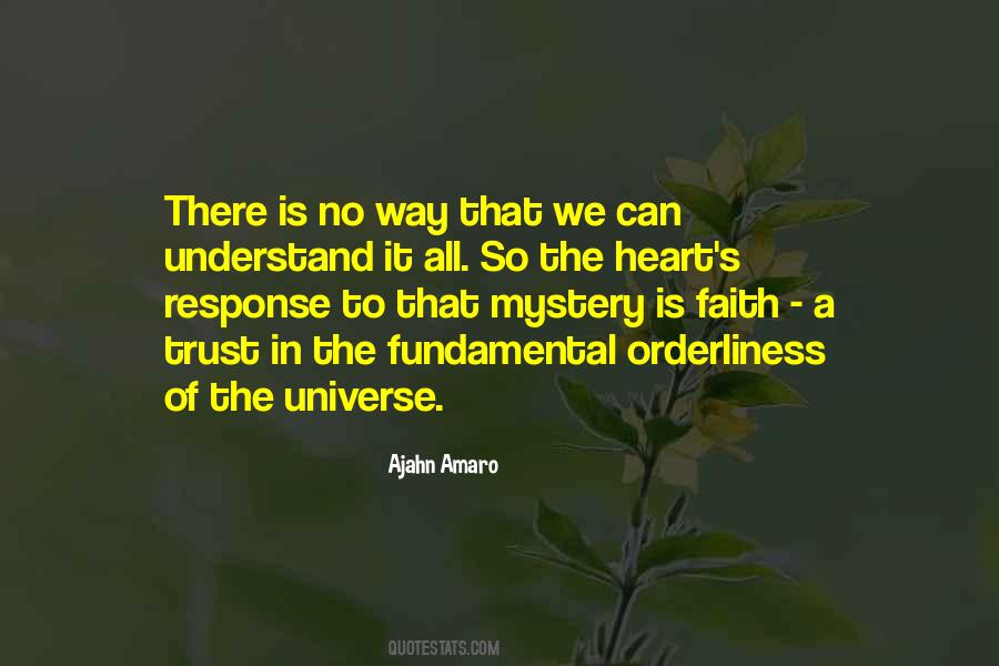 Quotes About The Mystery Of The Universe #1180166