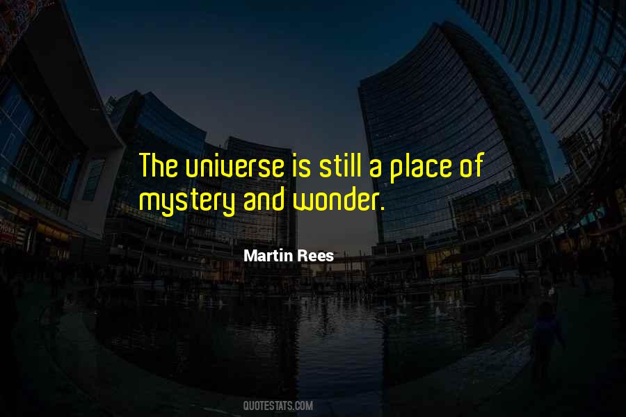 Quotes About The Mystery Of The Universe #1231512