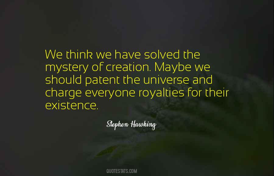 Quotes About The Mystery Of The Universe #138702