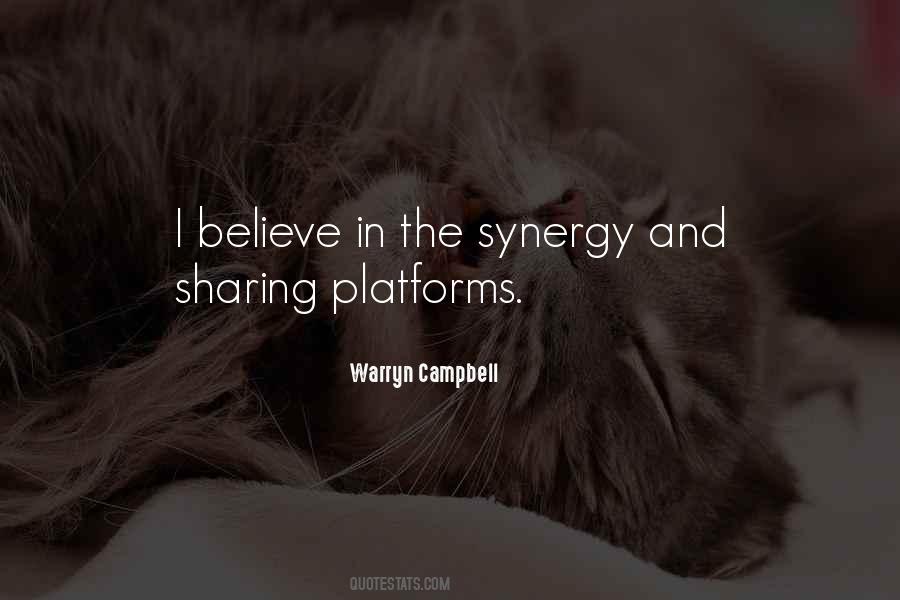 Quotes About Synergy #1302228