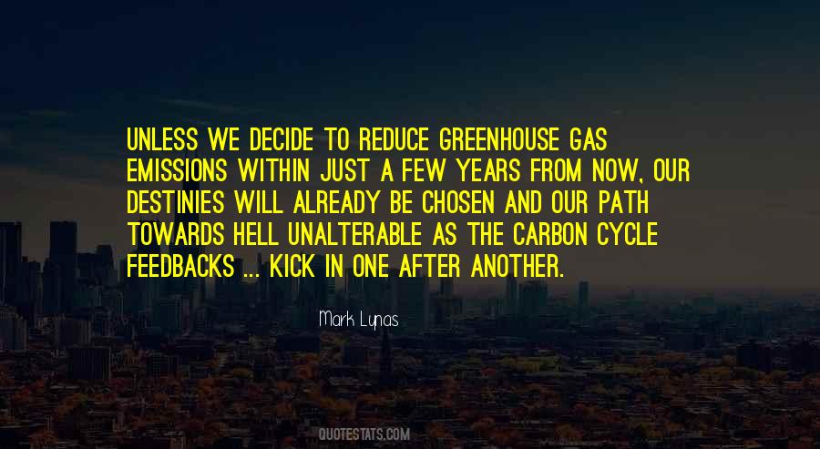 Greenhouse Emissions Quotes #1028778