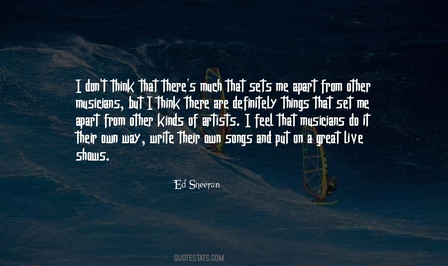 Quotes About Artists And Musicians #1812120