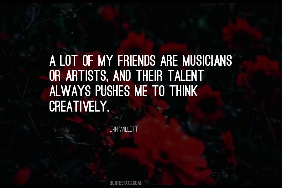 Quotes About Artists And Musicians #731680