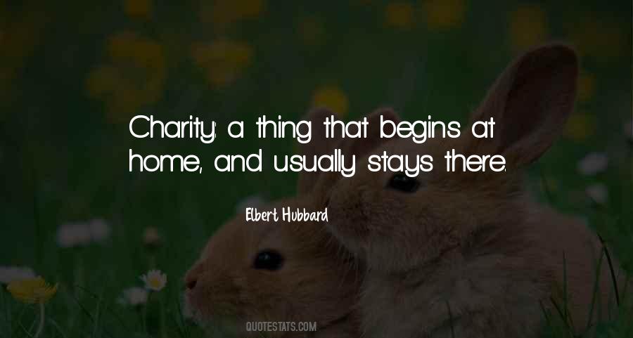 Quotes About Charity Begins At Home #819697