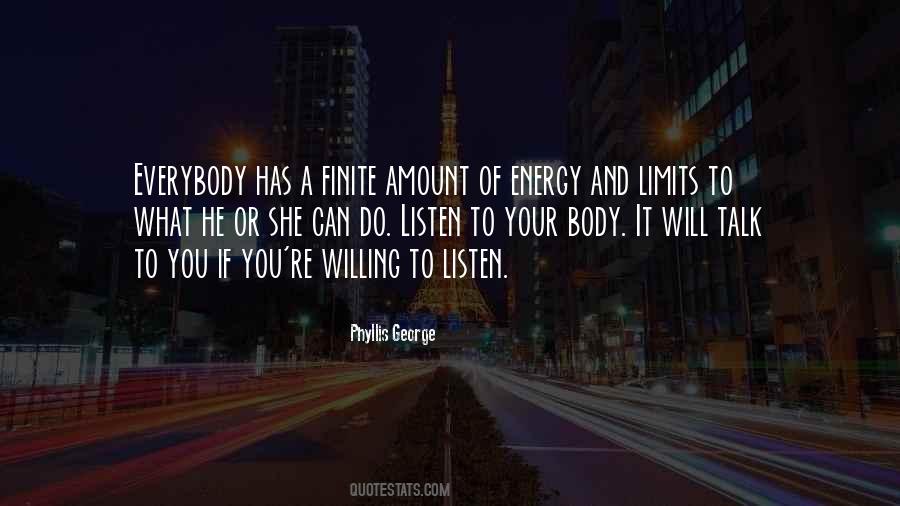 Quotes About Listen To Your Body #1033425