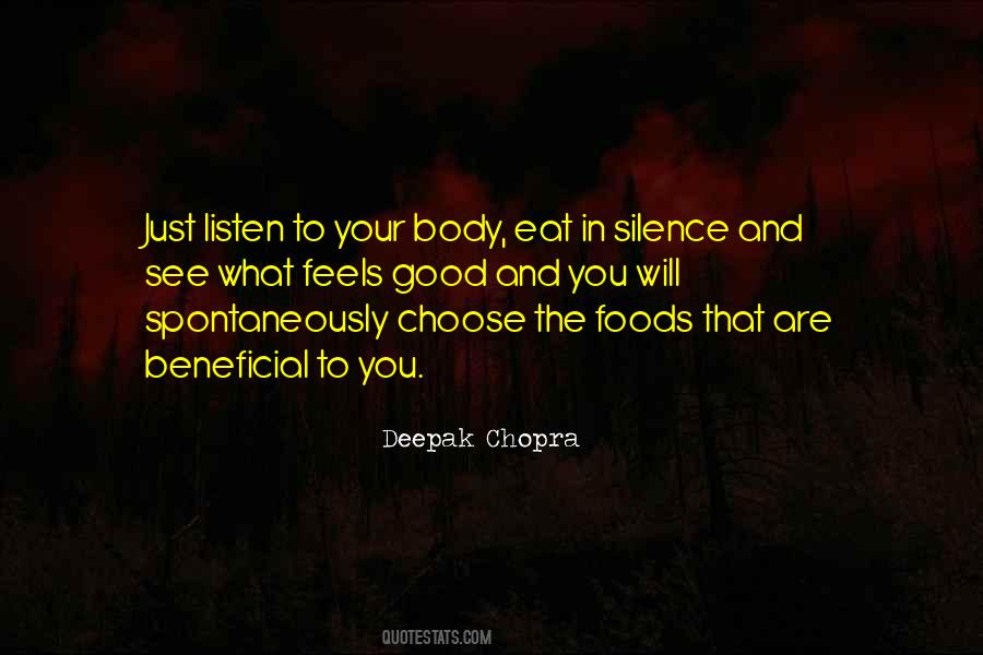 Quotes About Listen To Your Body #1699614