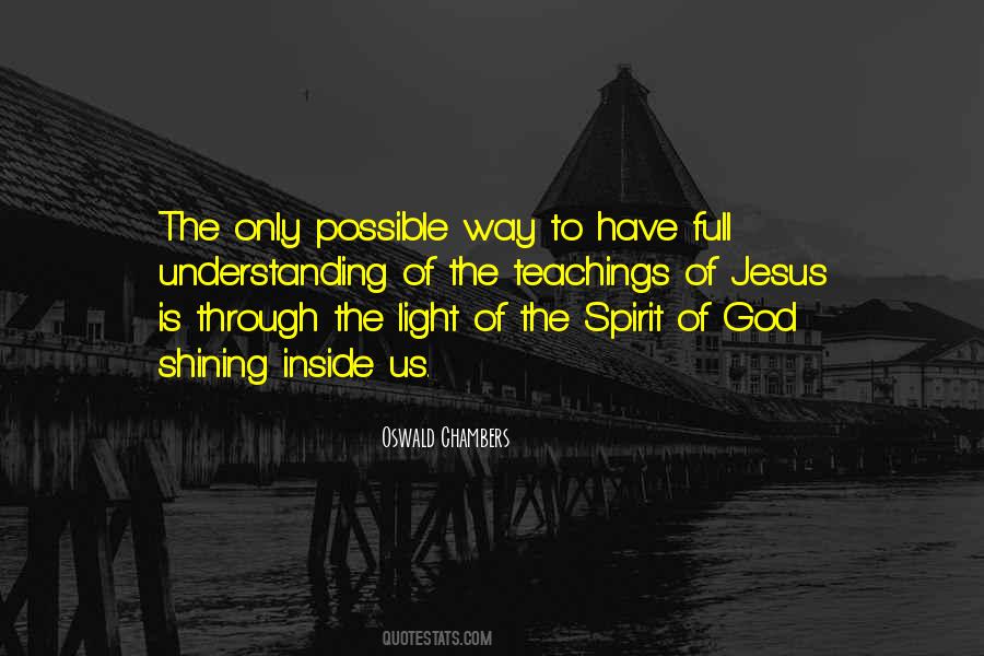 Quotes About The Light Of God #1761