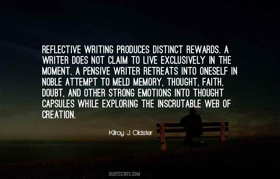 Quotes About Reflective Writing #156015