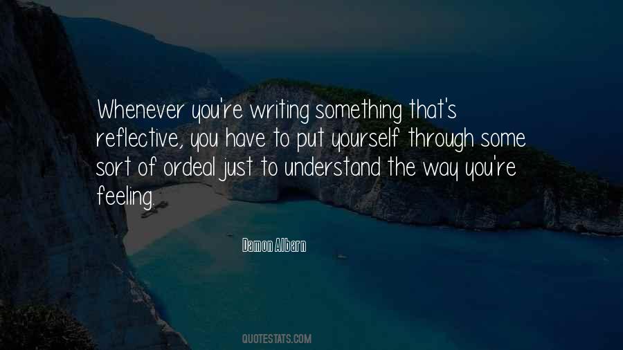 Quotes About Reflective Writing #848659