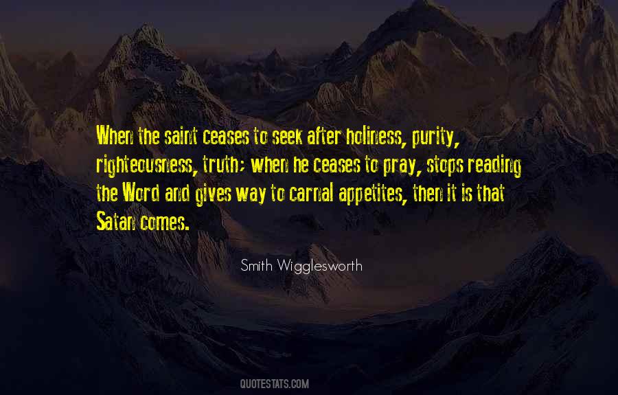 Quotes About Saint Holiness #564977