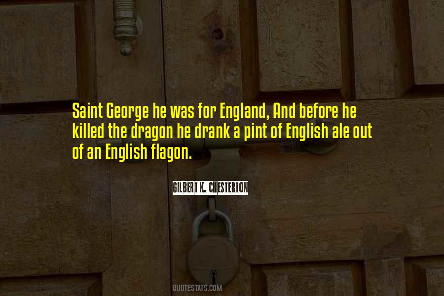 Quotes About Saint George #68638