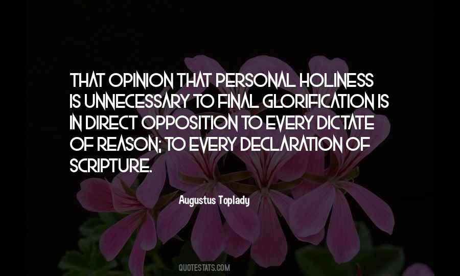 Personal Declaration Quotes #690353