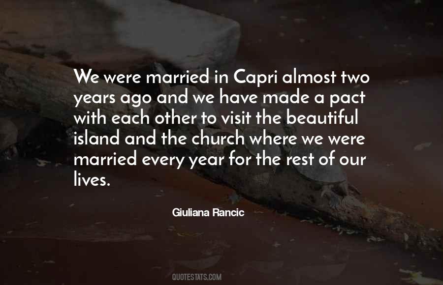 Quotes About Capri Island #709244