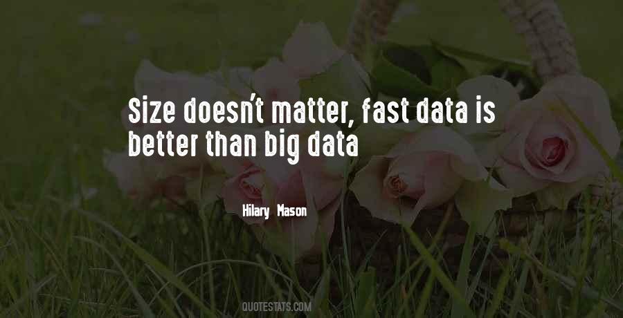 Quotes About Size Doesn't Matter #1240676