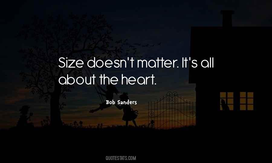 Quotes About Size Doesn't Matter #161172