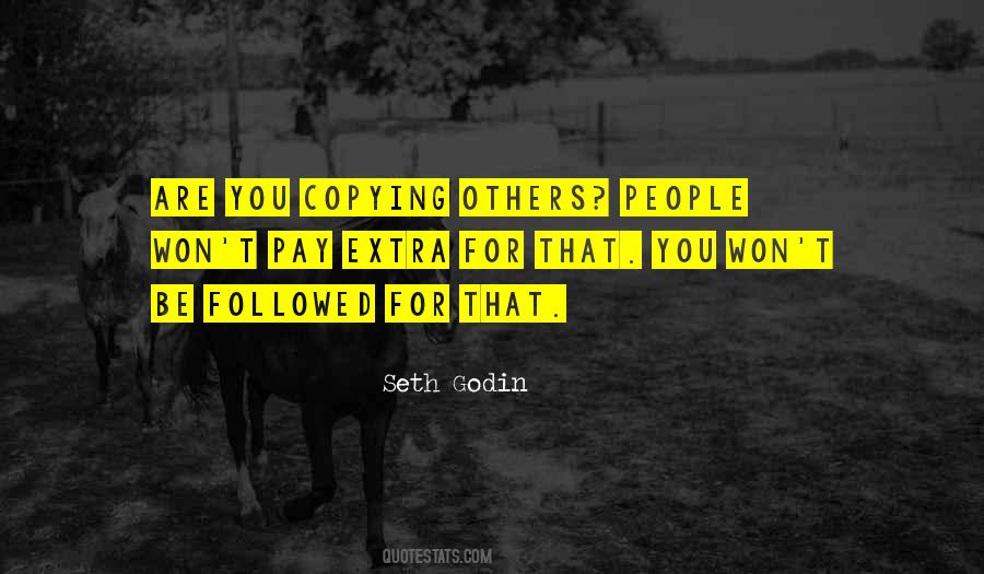 Quotes About Copying Someone #158308